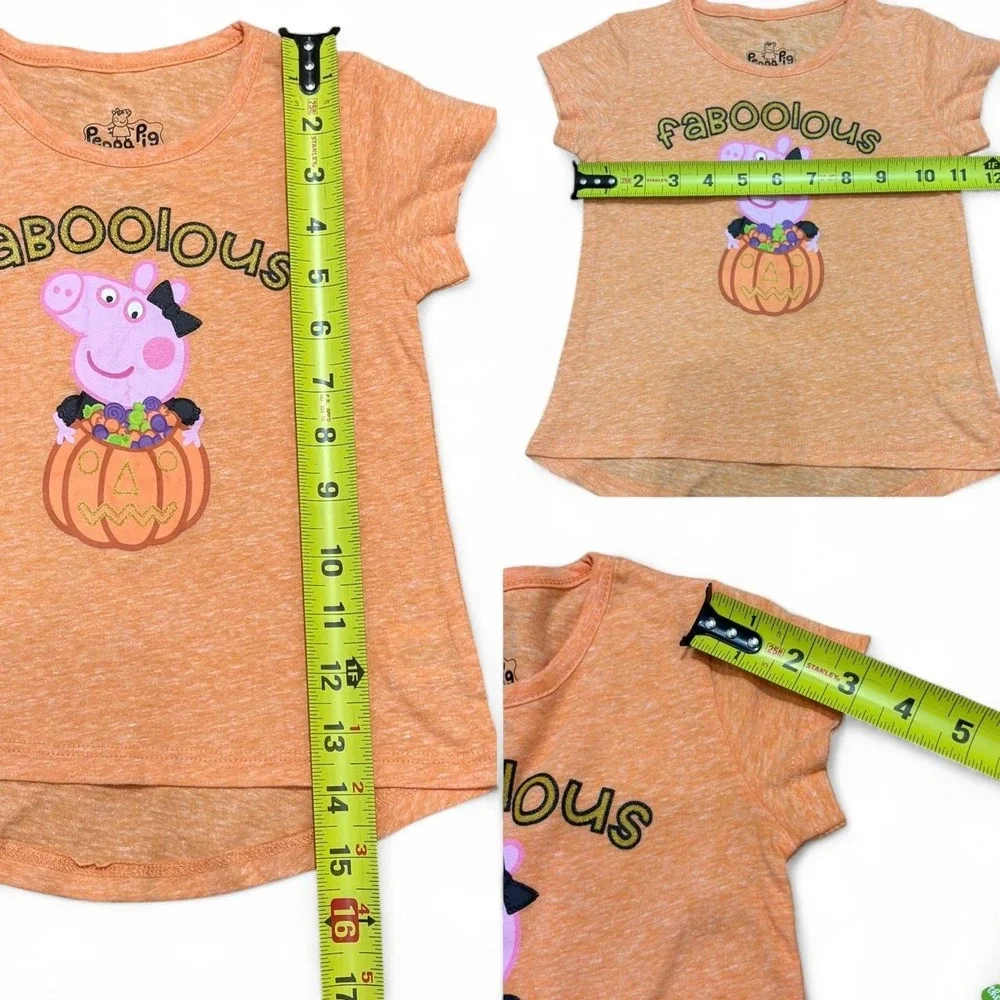 Kidcore Halloween Outfit Set 2T Peppa Pig x Cat & Jack Witchy Jack-O-Lantern